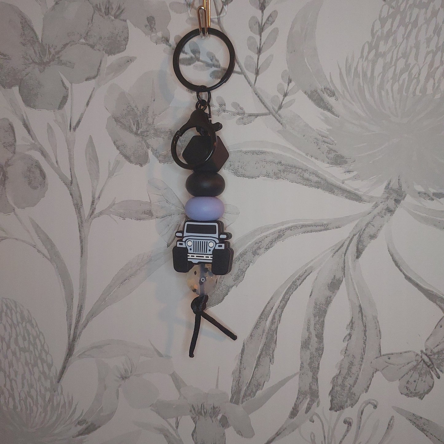 Black and blue car, keychain