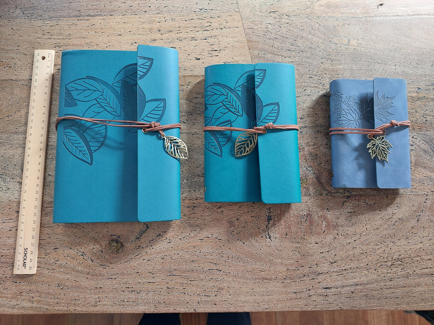 Medium notebook- leaf design