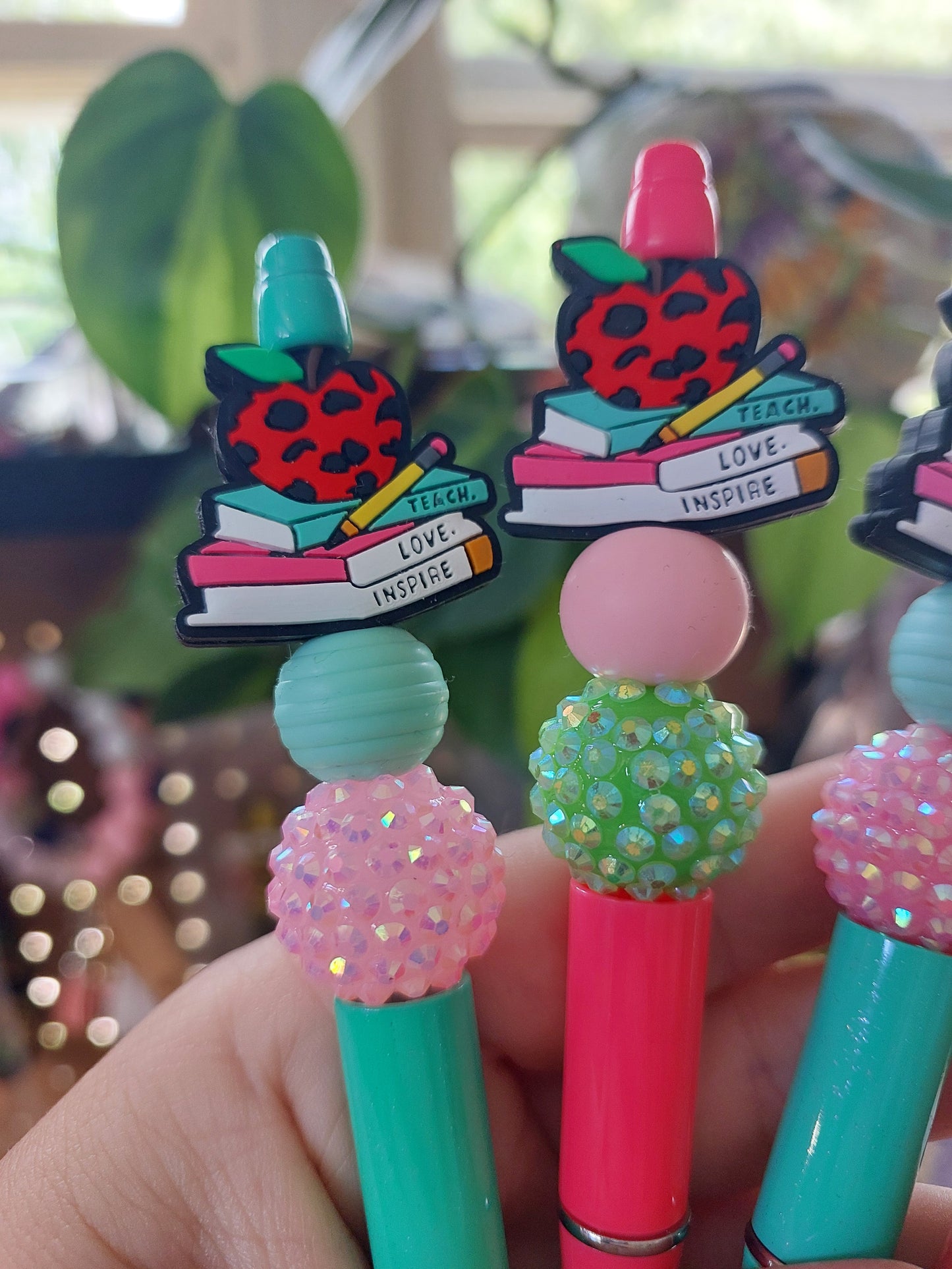 Pack of four teachers pens - pastel