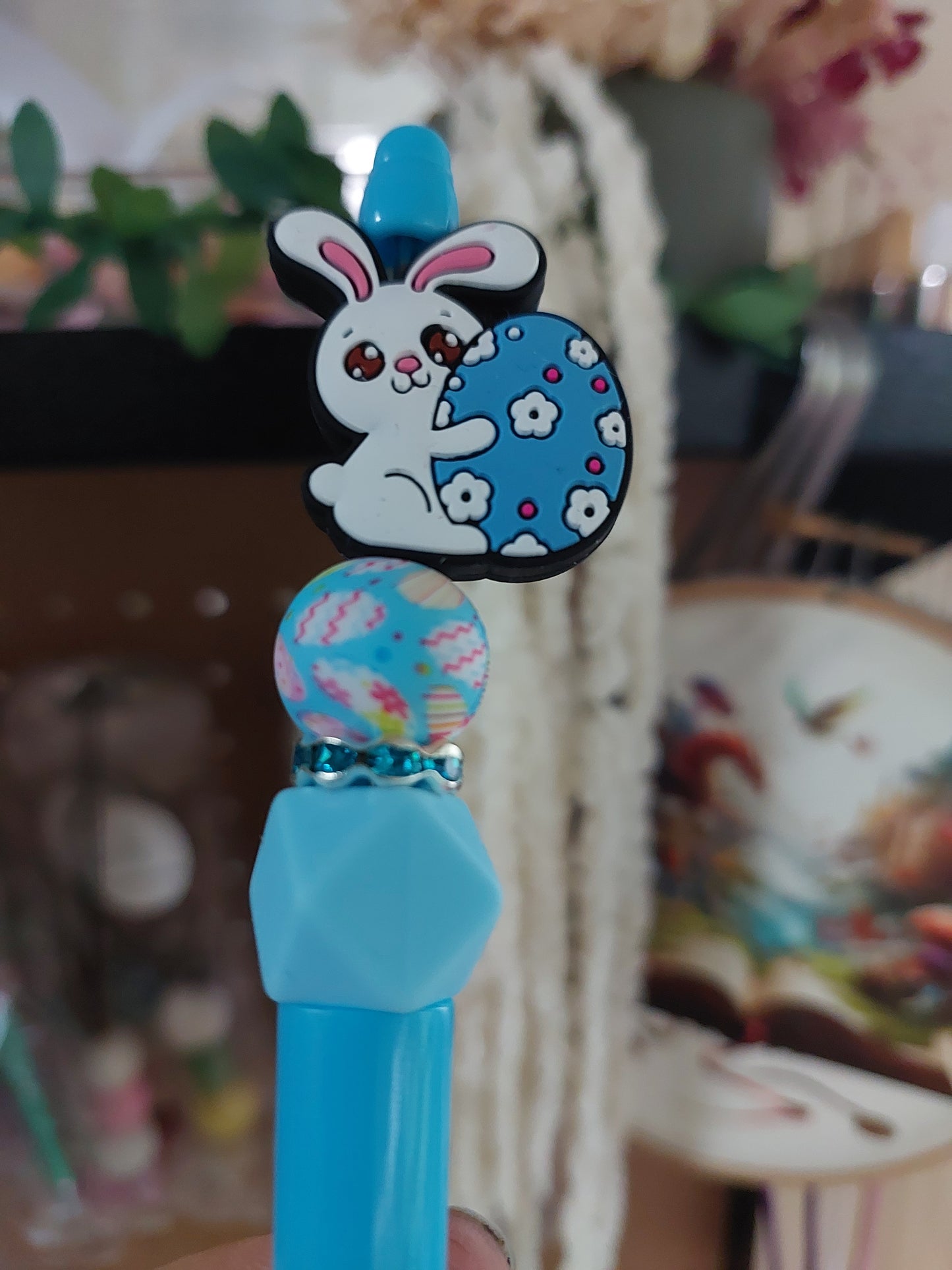 Blue Bunny egg pen