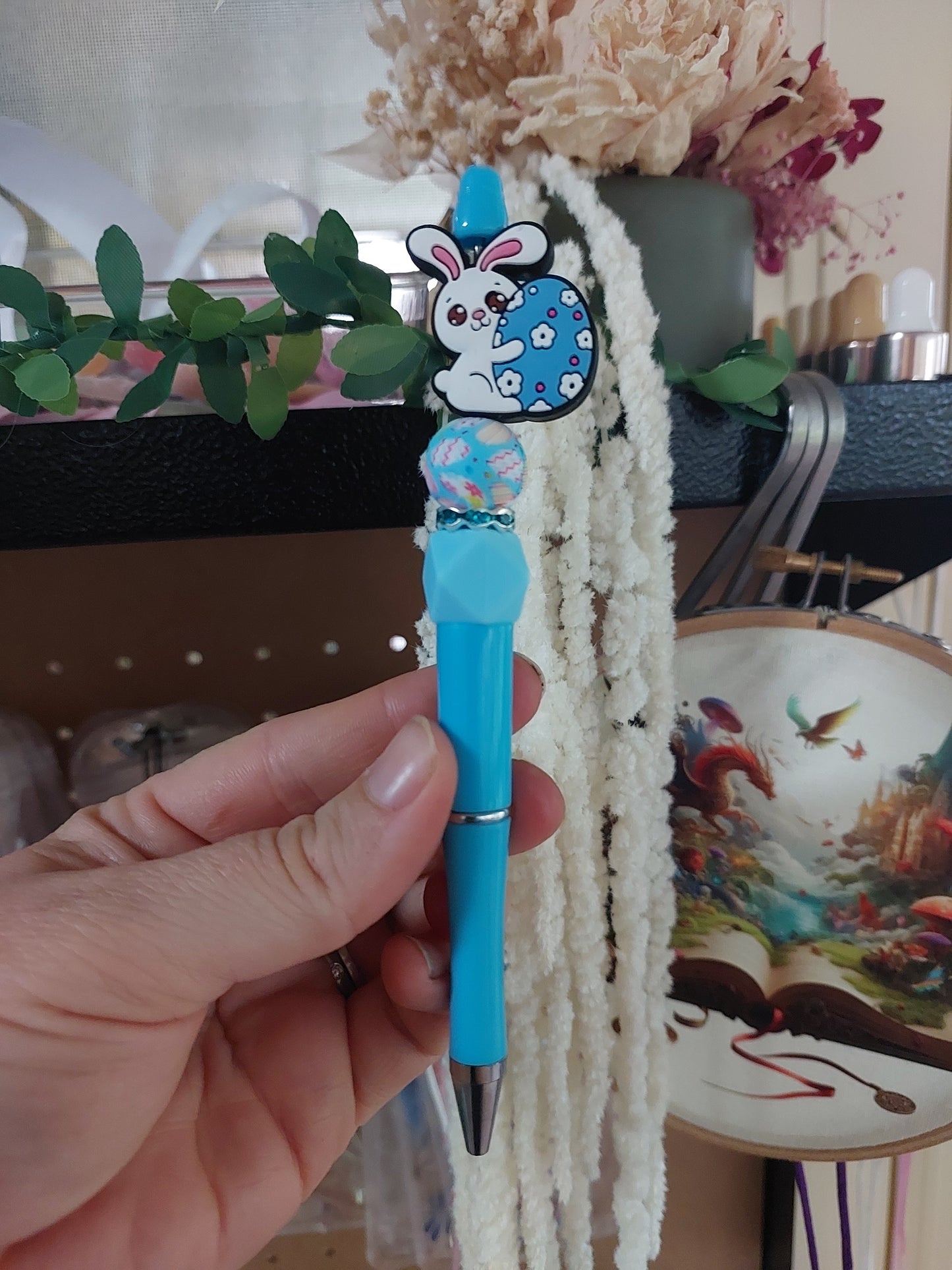 Blue Bunny egg pen
