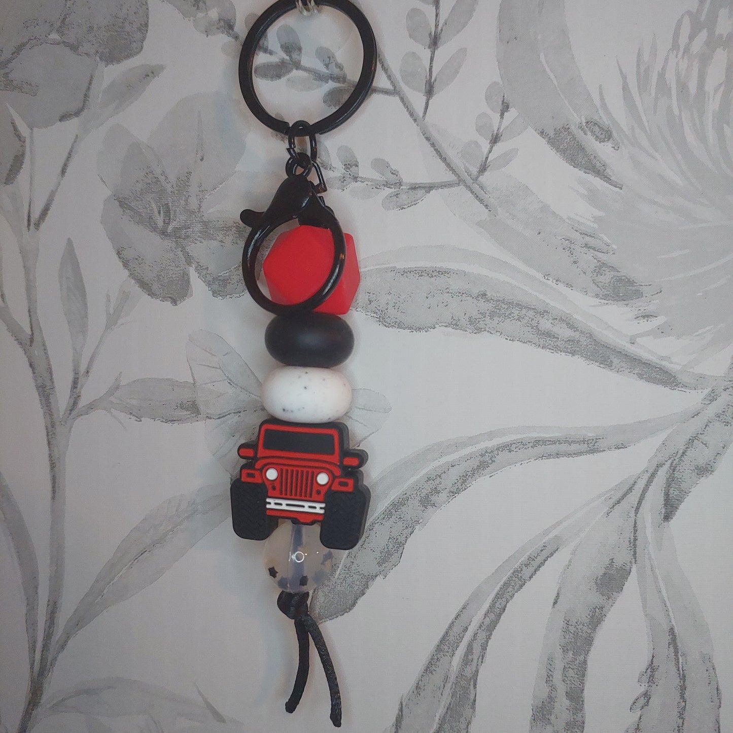 Red always on the go, keychain