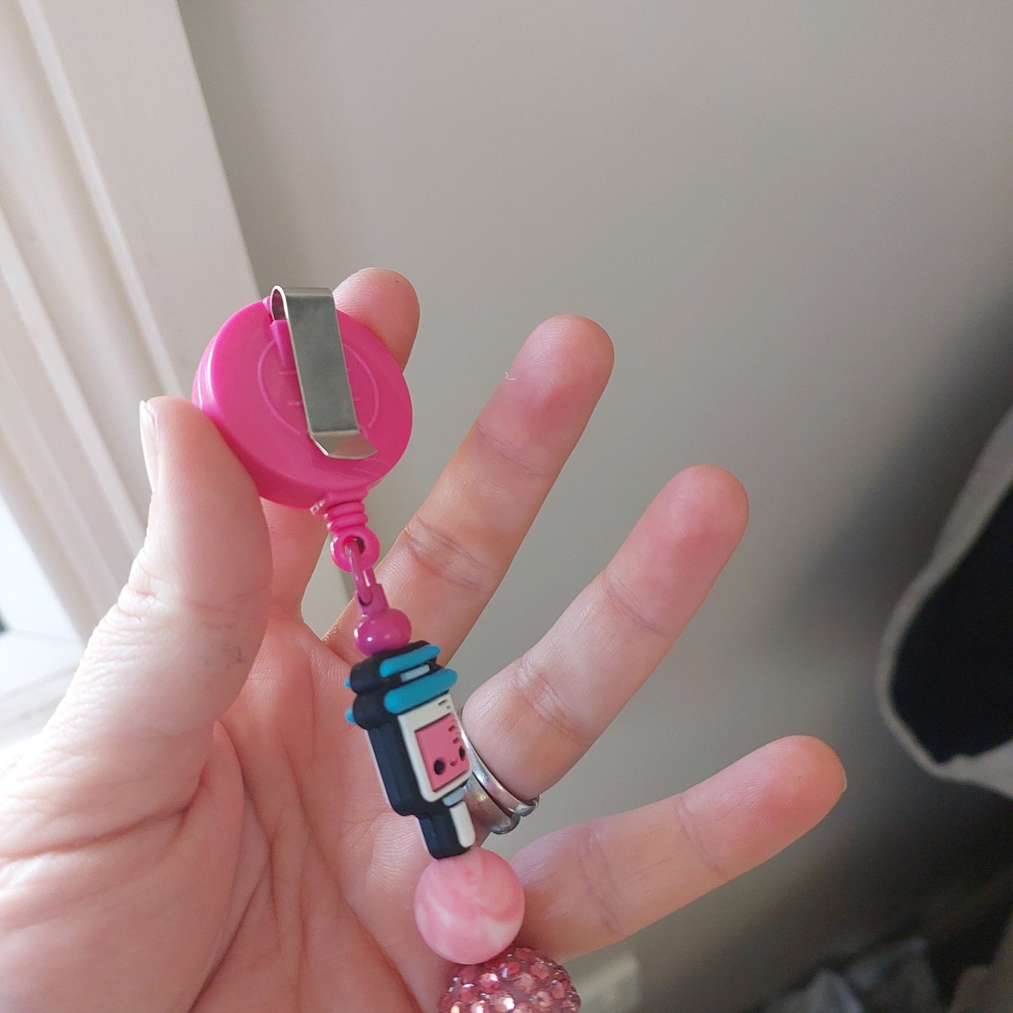 Pink Badge reel