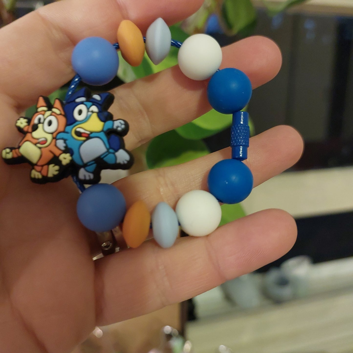 Bluey cup charm