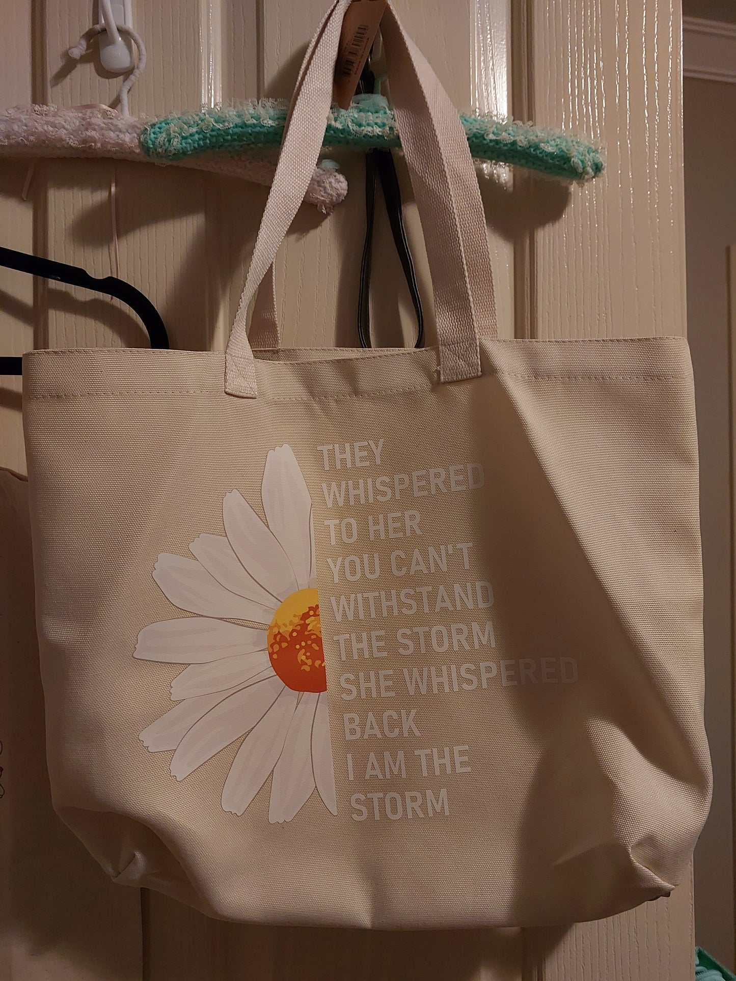 Flower tote bag