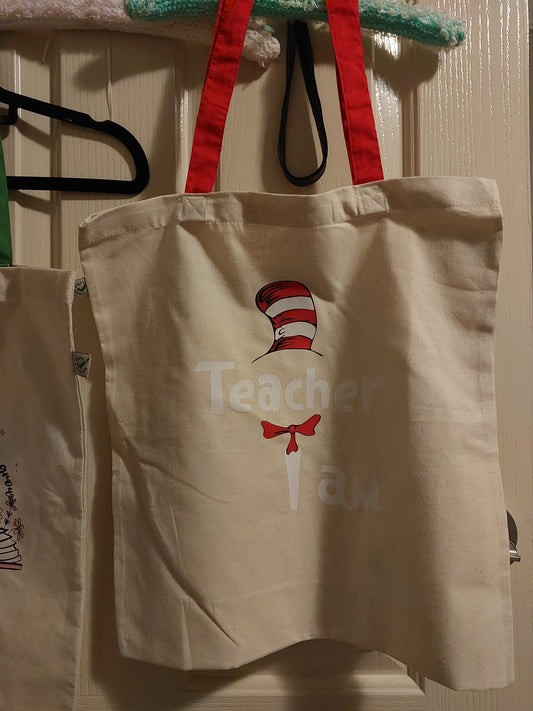 Teacher I Am - tote  bag