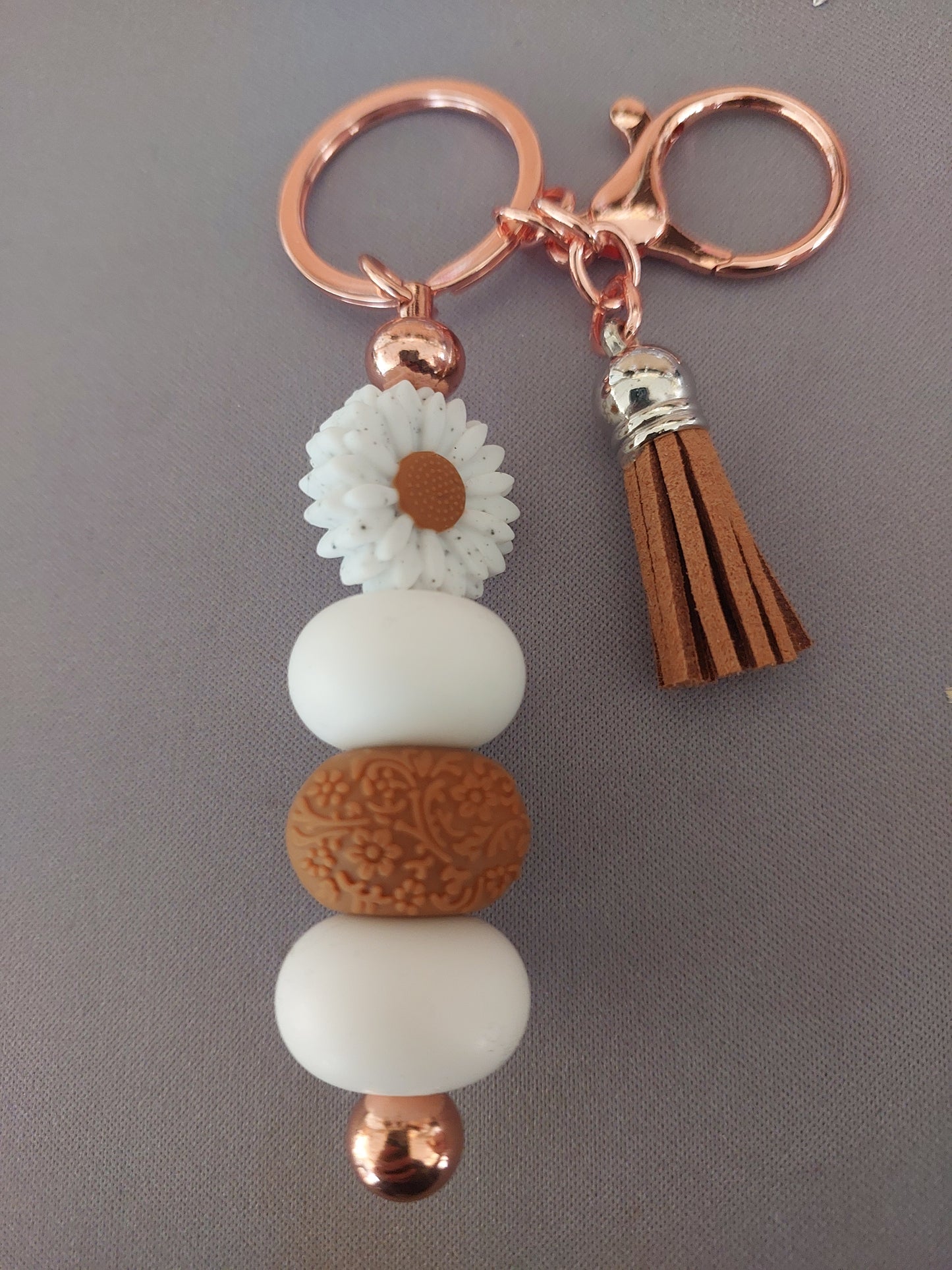 Keychain with Elegance -Rose gold