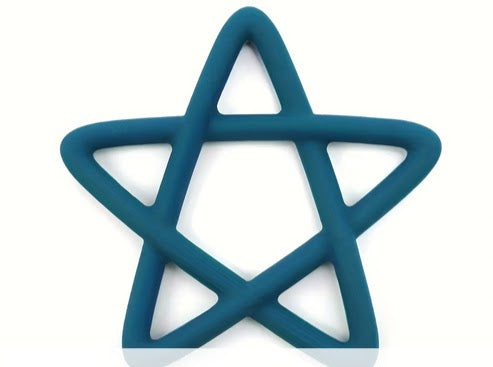 Dark blue silicone star